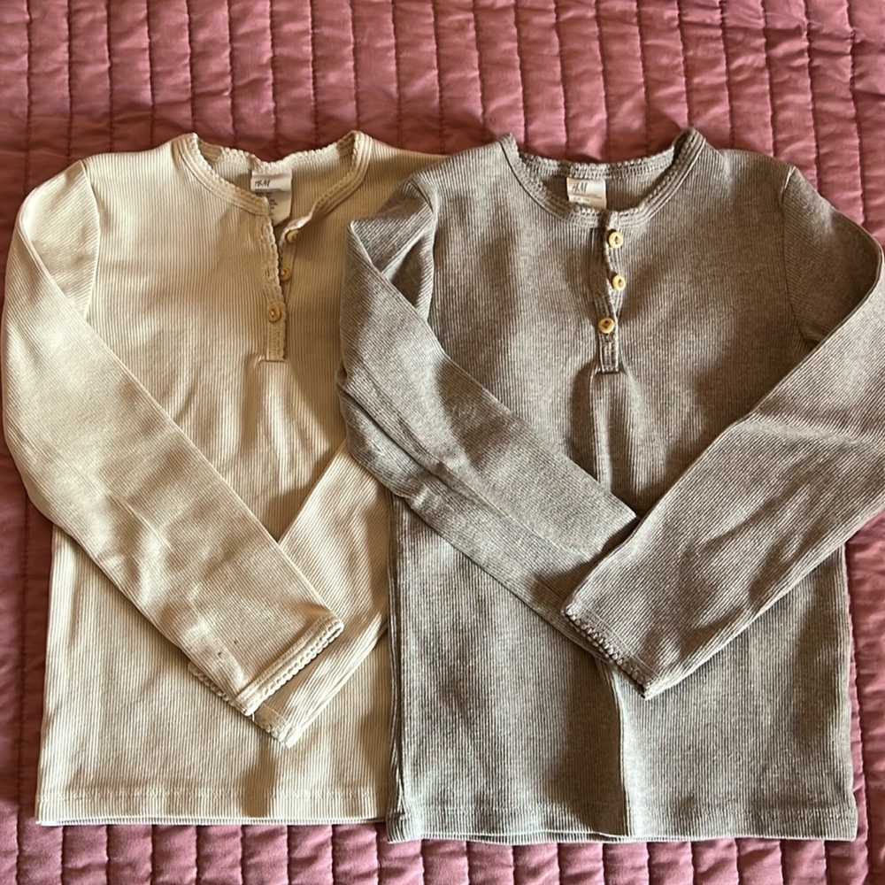 H&M Organic Cotton Thermal Tops